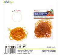 12 Confezioni Elastici in Gomma Monocolore Diametro 100mm Totale 45 grammi