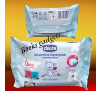 12 Confezioni (Tot.192 Salviette) Chicco Salviettine Detergenti Cambio Viso Mani