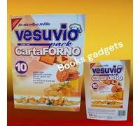 12 Confezioni Vesuvio Pack Carta Forno Fogli Tagliati già pronti 60x40cm