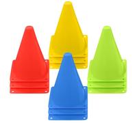 12 coni di marcatura, 18 cm, cappelli per bambini, cappelli da calcio, cappelli per il traffico, cappelli da allenamento per calcio, sport, equitazione e allenamento per cani