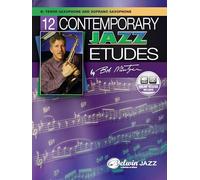 12 Contemporary Jazz Etudes: B-Flat Tenor Saxophone, Book & CD [Lingua inglese]