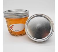 12 coperchi di ricambio per megusta! Barattoli da 300 ml e 500 ml | argento | alluminio inossidabile | diametro 90 mm | non adatto per bicchieri Twist-Off