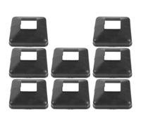 12 coperture di ricambio per pali di recinzione, coperture in calcestruzzo, gonne, corridoi, parti in vinile, copertura decorativa per ringhiere, scale, patii