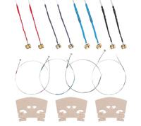 12 corde per violino universali set completo (G-D-A-E) con 3 pezzi ponte per violino 4/4 violini 4/4 nucleo universale in acciaio dominante corde classiche in acciaio per strumenti 4/4 3/4 1/2 1/4