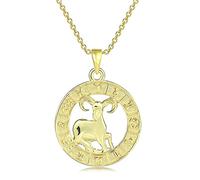 12 Costellazioni Collana per Le Donne Oroscopo Segno Zodiacale Ariete Leone Pendente in Oro della Catena del Choker Amico Regalo Gioelleria raffinata e alla Moda N534 Practical Treatment