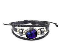12 costellazioni Zodiac Time Stone Accessori per Braccialetti Intrecciati Multistrato per Donna e Ragazza Gioielli per Feste Regalo di Compleanno, Aquarius novità Clever And Attractive