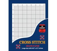 12 Count Graph Paper: Large Easy-to-Read Grid Notebook for Design, Planning & Practice | 100 Pages | 8.5” × 11”