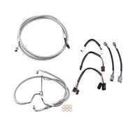 12 " Cromo Esteso Inossidabile Cavo Tubo Freno 17-20 Strada King Strada Glide