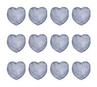 12 cubetti di ghiaccio lampeggianti a forma di cuore con luce LED multicolore per decorazioni per bevande giocattolo per il bagno del bambino colorato acqua reattiva luce del cuore