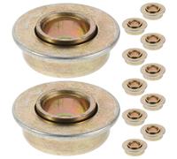 12 cuscinetti per forcella in acciaio per sedia a rotelle - Piastra di supporto