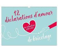 12 déclarations d'amour - calendrier de bricolage (calendario murale 2026 DIN A3 orizzontale), Calvendo calendrier mensuel