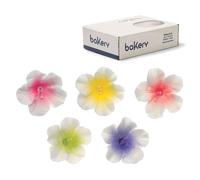 12 Decorazioni Azalee colorate in zucchero Bakery