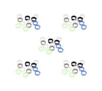 12 dilatatori in silicone solido a doppia svasatura, 18 mm, 20mm, Plastica, come descrizione
