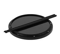 12 "Drum Pad Percussioni Formazione In Fibra di Carbonio Antiscivolo Shock Absorbing Mat con Bacchette per Principianti Strumento di Pratica Ad Alta Densità Resistenza ABS Buona Elasticità Resilienza
