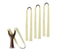 12 elastici piatti in gomma da 1 mm di spessore, elastici di ricambio per fionda catapulta, caccia, catapulta (colore tinta unita)