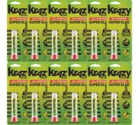 12 ELMER'S Istante Krazy Pazzo Colla Tubo Tutti Scopo Pelle Legno Plastica Gomma