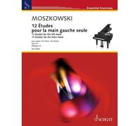 12 Etudes for the Left Hand Op. 92 for Piano (Tascabile)