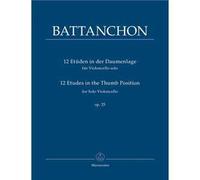12 Etudes Op.25 - 12 Studi - Battanchon - Violoncello