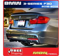 12 + F30 Sedan 3-Series Tronco Posteriore Spoiler Dipinta 475 Nero Sapphire