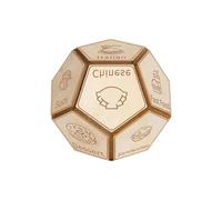 - 12 Facce In Legno Per Giochi | Decisione | Accessorio Giochi Da Tavolo | Dadis Da Viaggio, Attività Scolastiche, Festa In Appartamento, Dormitorio Universitario, Giochis Costellazione