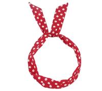 12 fasce rotonde da donna, con fiocco, per capelli, stile turbante, stile vintage, accessorio per capelli per donne anni '90, rosso vinaccia