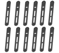 12 fascette stringicavo in silicone, riutilizzabili e lavabili, con fibbia di bloccaggio, cinghia elastica regolabile per cavi di ricarica, per casa e ufficio