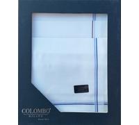 12 Fazzoletto Fazzoletti Uomo da per Naso Cotone 100% Art. Colombo cm.43X43
