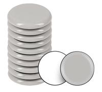 12 feltrini autoadesivi per mobili pesanti, per lavatrice, per moquette e pavimenti in legno, piedini in gomma