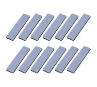 12 feltrini pesanti per mobili, 15 x 75 mm, in PTFE, per movimenti silenziosi e lisci su pavimenti in legno duro e protezione moquette
