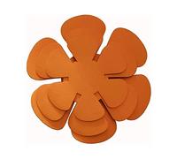 12 feltrini protettivi anti 12 pezzi, 4 pezzi in feltro di pietra, adatti per cucina e stoccaggio, 3 misure 810005 in ogni dimensione, 4 pezzi (arancione)