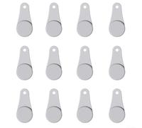 12 fibbie magnetiche in silicone per friggitrice ad aria, con magneti resistenti alle alte temperature, per qualsiasi dimensione (grigio)