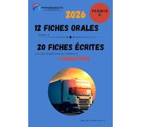 12 fiches orales et les 200 questions écrites du permis C
