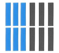 12 filtri dell'aria di ricambio mini split compatibili con Mitsubishi Electric MAC-2300FT-E MAC-3000FT-E, 21,1 cm, senza telaio
