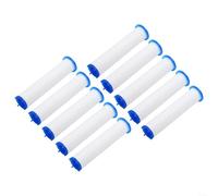 12 filtri di ricambio per doccia con cotone PP per rimuovere le impurità dall'acqua per sostenere la salute della pelle, dei capelli e delle unghie in diverse impostazioni della doccia