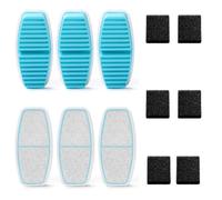 12 Filtri Fontanella per Gatti 6 Pezzi Filtro 6 Pezzi di Spugna de Fontanella