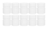 12 Flaconi Farmaci Hdpe 30ml, Bottigliette Bianche | Contenitori Medicinali Riutilizzabili, Chiusura Ermetica Anti Perdita, Confezione da 12 Pezzi, Facili da Portare