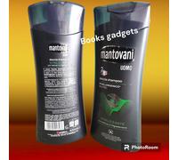 12 Flaconi Mantovani per Uomo Bagnodoccia VETIVER con Oligoelementi Bagnoschiuma