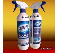 12 Flaconi Quasar Pulito Stellare ACCIAIO Efficacia Professionale 650ml