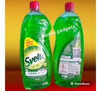 12 Flaconi Svelto Lemon 100% 1,03 Lt Detersivo Piatti al Limone Sgrassante