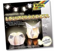 12 fogli di carta bianca ignifuga per piegatura di luminari