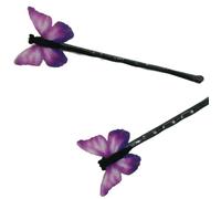 12 forcine per capelli a forma di farfalla, 4 cm, a forma di onda, piccole fermagli per capelli per donne e ragazze, clip per capelli, accessori per capelli per feste, colore viola