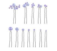 12 forcine per capelli comode con perle, a forma di U, eleganti accessori per acconciature da sposa, accessori per cerimonia nuziale, forcine per capelli con perle