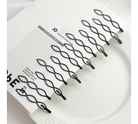 12 forcine per capelli nere vintage, mini forcine nere alla moda BB clip invisibili, piccole forcine per donne e ragazze, accessori decorativi per matrimoni, forcine per acconciature