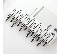 12 forcine per capelli vintage, mini forcine nere per capelli invisibili, alla moda, con clip BB per donne e ragazze