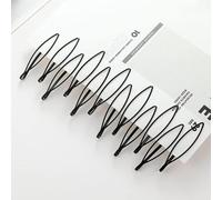 12 forcine per capelli vintage, mini forcine nere per capelli invisibili, alla moda, con clip BB per donne e ragazze