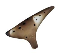 12 Fori Riso Sparato Saldatura Coda Opaca Ocarina Alto AC Tono Principiante Insegnamento Liscio Ocarina 12 Fori Qualità Del Suono Ocarina (Color : 02)