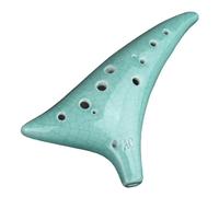 12 Fori Riso Sparato Saldatura Coda Opaca Ocarina Alto AC Tono Principiante Insegnamento Liscio Ocarina 12 Fori Qualità Del Suono Ocarina (Color : 01)