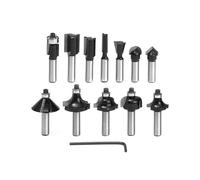 12 frese legno gambo 6 mm fresa per scanalature pantografo decorazioni cornici