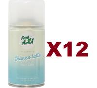 12 FRESH AROMA DEODORANTE AMBIENTE BIANCO LATTE 250ML LINEA GOURMAND DEO SPRAY