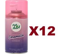 12 FRESH AROMA DEODORANTE AMBIENTE CARAMELLO 250ML LINEA GOURMAND DEO SPRAY